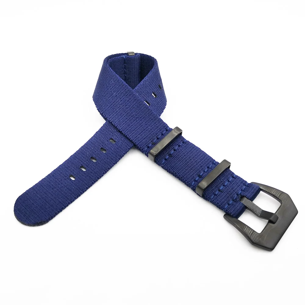 20mm 22mm Seatbelt Watch Band Nylon Nato Strap 007 James Bond Military Replacement Watch Strap Black,Blue,Red,Orange,Green