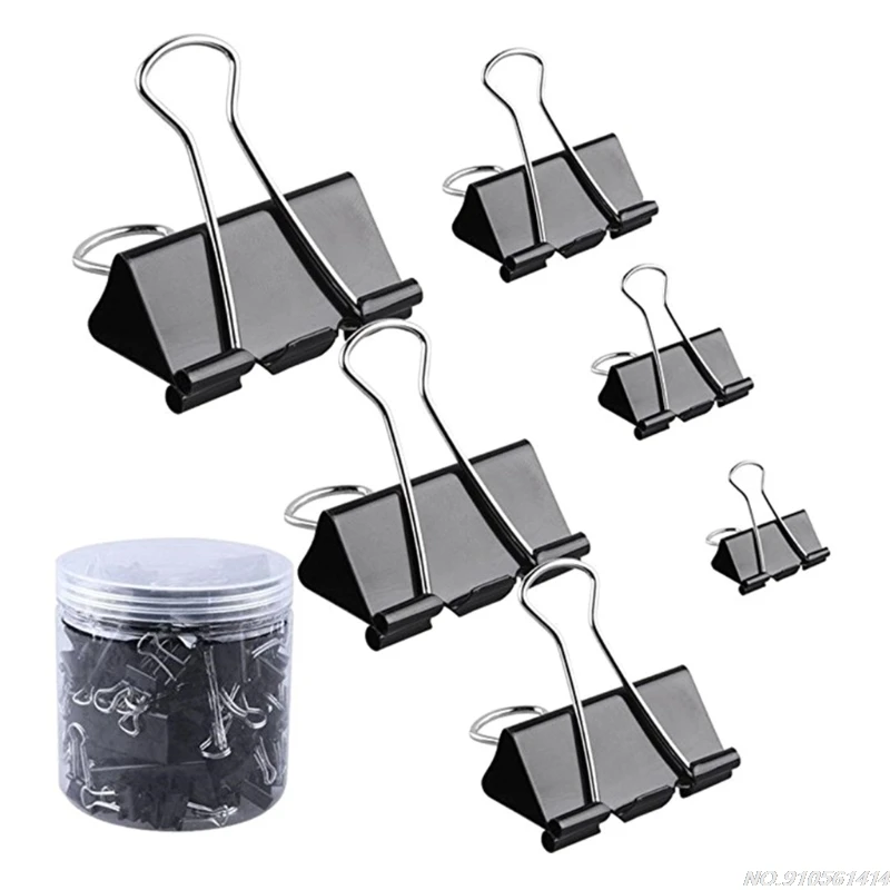 120 упаковок металлические зажимы для бумаги разных размеров 6 s прозрачный