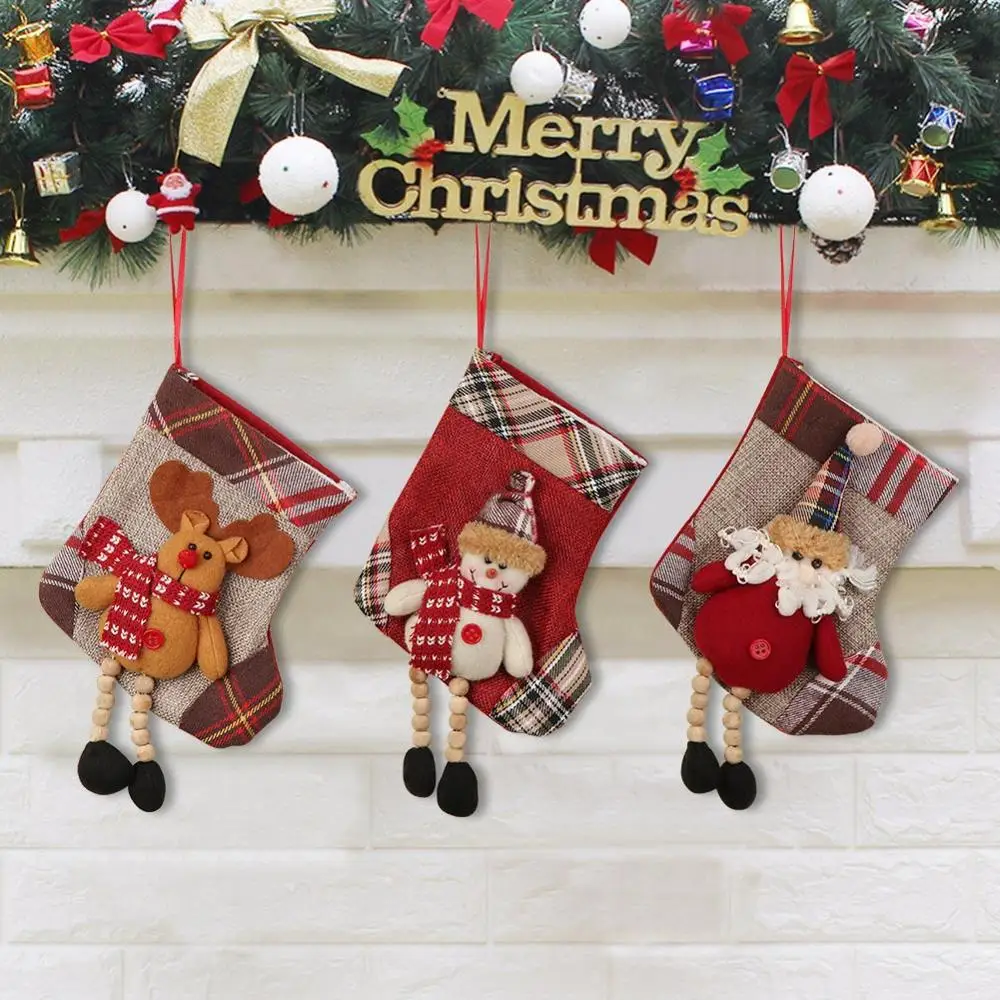 Ourwarm Рождественская елка украшения красная ткань птица звезда снежинка Висячие