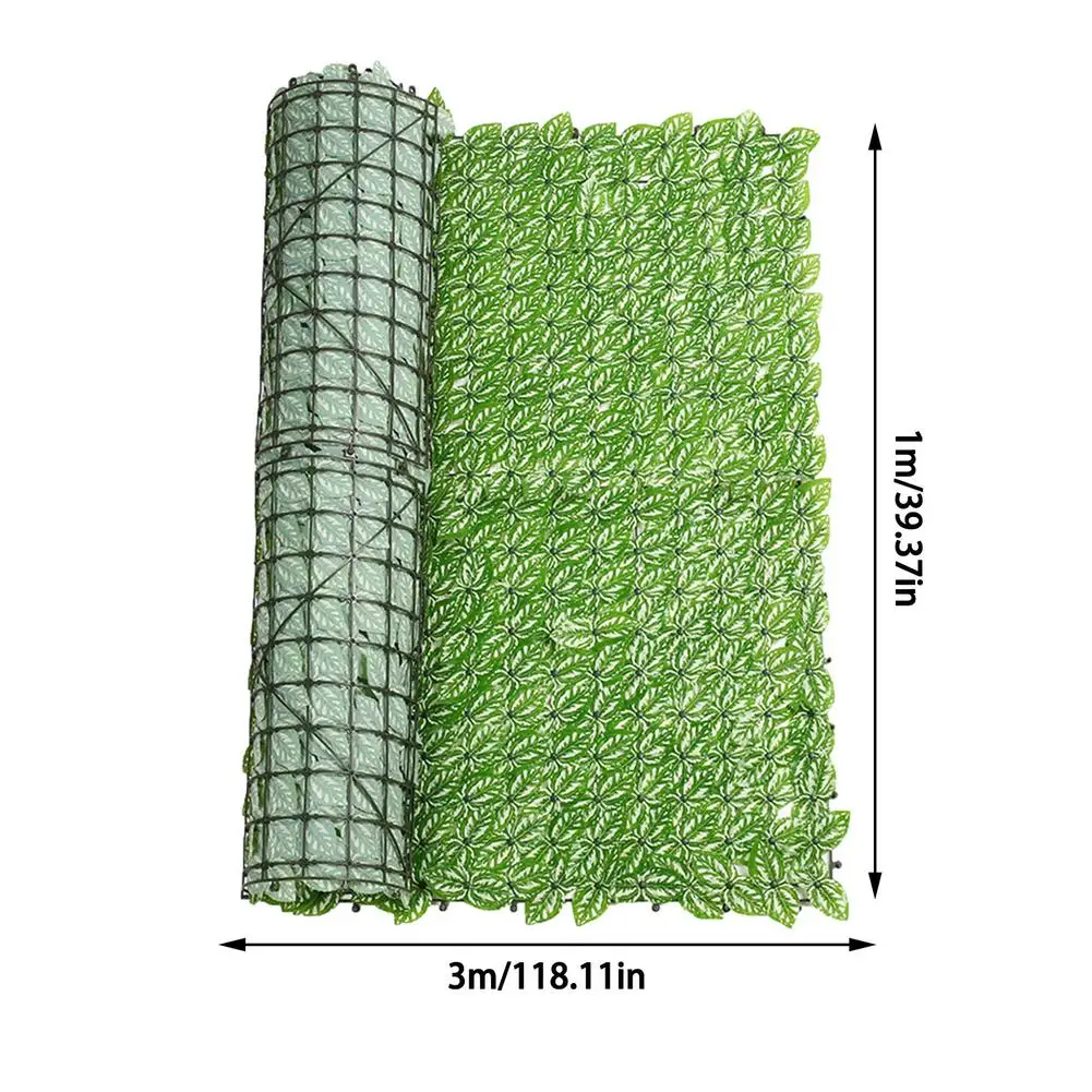

Artificial Green Outdoor Faux Plant Ivy Leaf Privacy Screen Fence Garden Yard Backyard Home Decor Outdoor Flower Wall