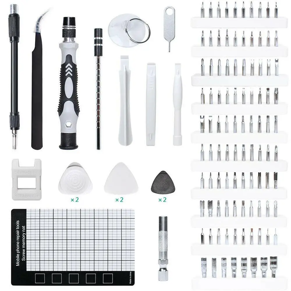 115 в 1 ремонтные Отвертки Набор инструментов ручка водителя магнитные биты для