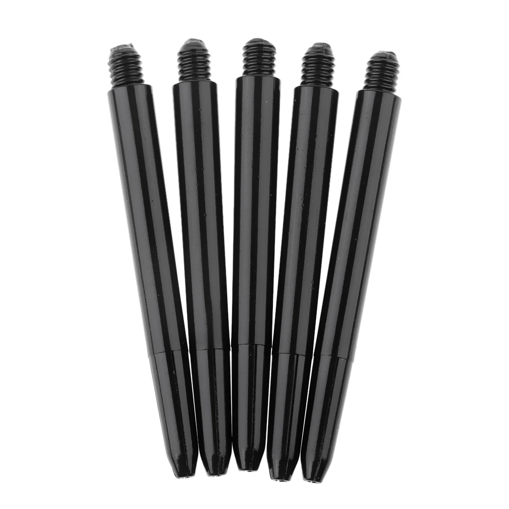 

MagiDeal 60 Pcs 52mm Thread Plastic Re-Grooved Dart Stems Shafts Black