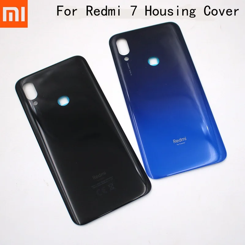 Пластиковая Задняя Крышка батарейного отсека Xiaomi Redmi 7 задняя панель корпус для