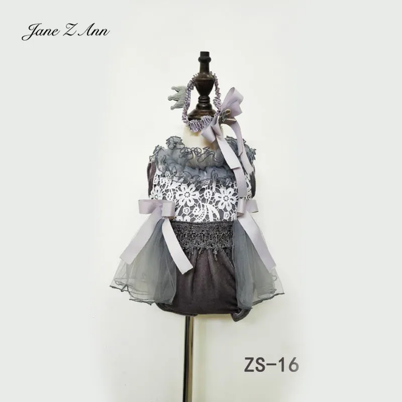 ZS-16 Jane Z Ann/детская одежда для фотосъемки 3-6 месяцев Новинка года; студийная одежда для фотосъемки наряд для фотосессии для маленьких девочек - Цвет: ZS-16