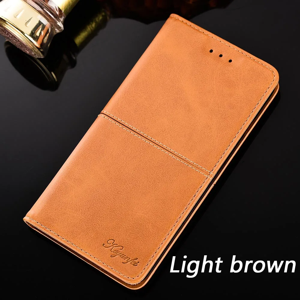 Ulefone power 3 3S Чехол Ulefone S10 S7 S8 Pro Чехол Флип-подставка кожаный чехол для Ulefone NOTE 7 Mix S 2 металлический чехол для телефона - Цвет: Светло-коричневый