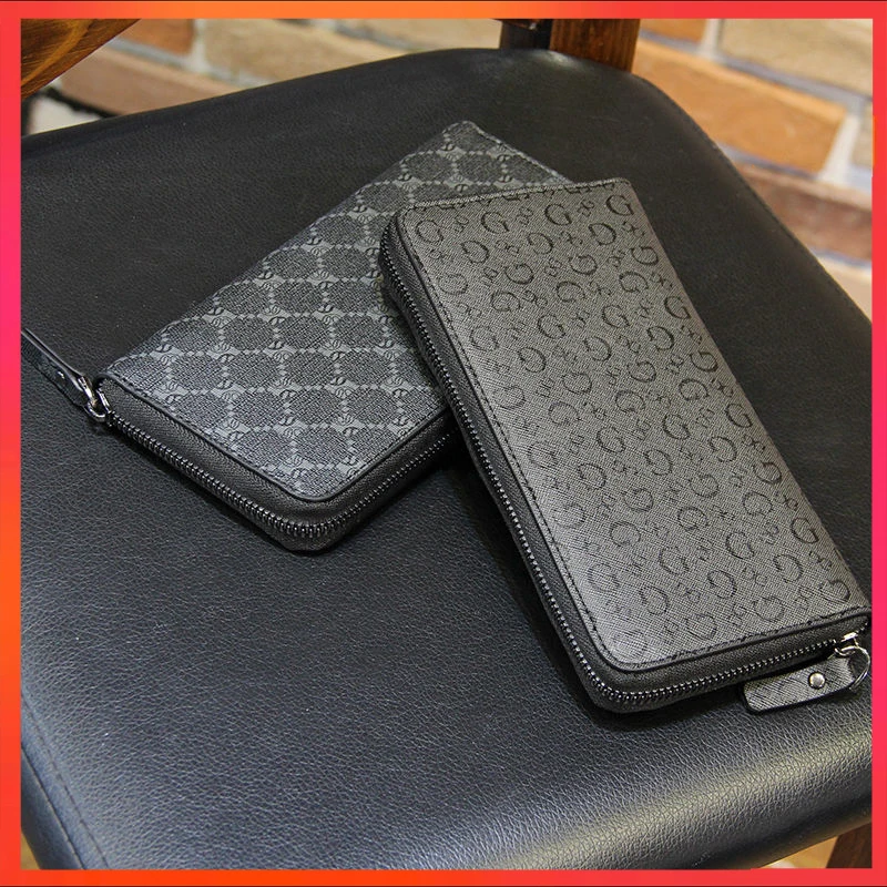 

Новинка 2021, индивидуальный длинный мужской кошелек, трендовый держатель для карт, модный длинный кошелек