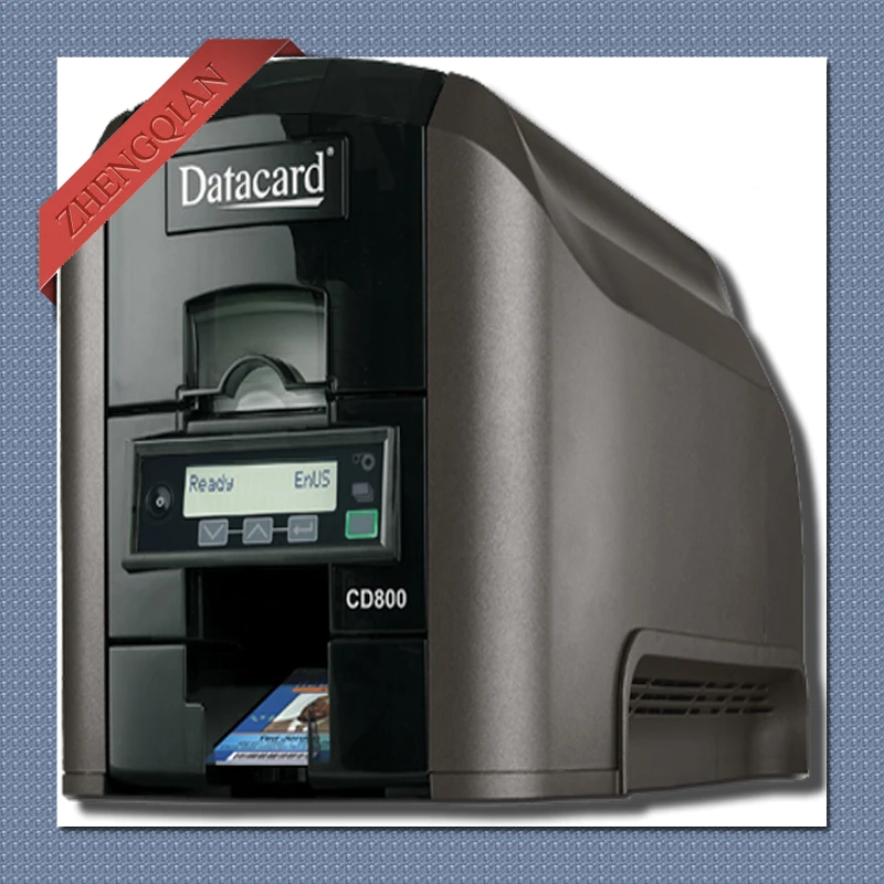Односторонний карточный принтер Datacard CD800 для Азии используется чернильная лента