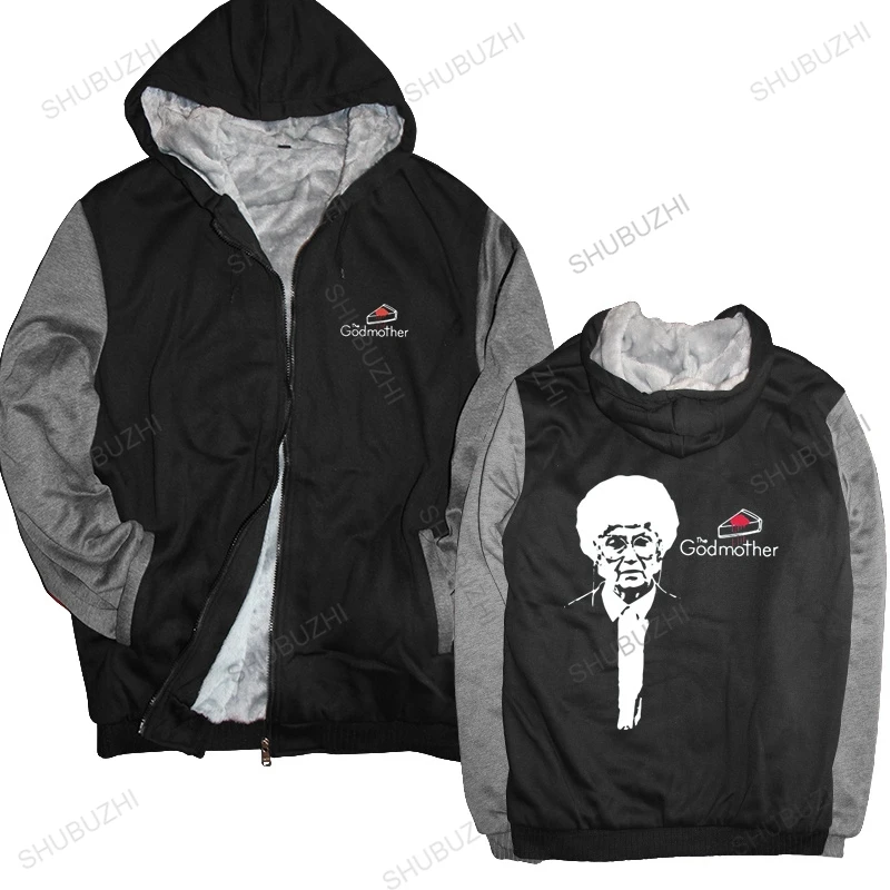 

Толстовка с капюшоном для девочек с изображением Золотой крестной мамы, пародийный дизайн чизкейка, Толстая Толстовка с капюшоном, удобный ...