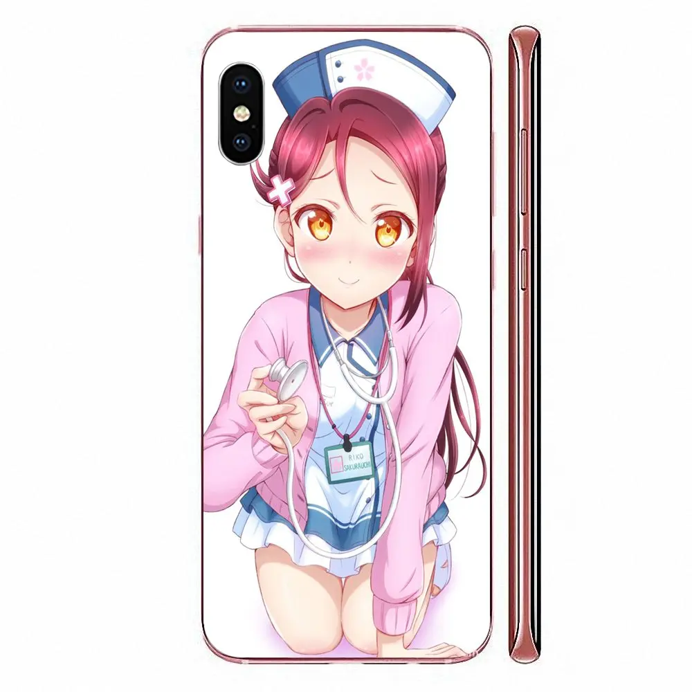 Мягкий чехол из ТПУ для мобильного телефона красивая аниме-няня сексуальная