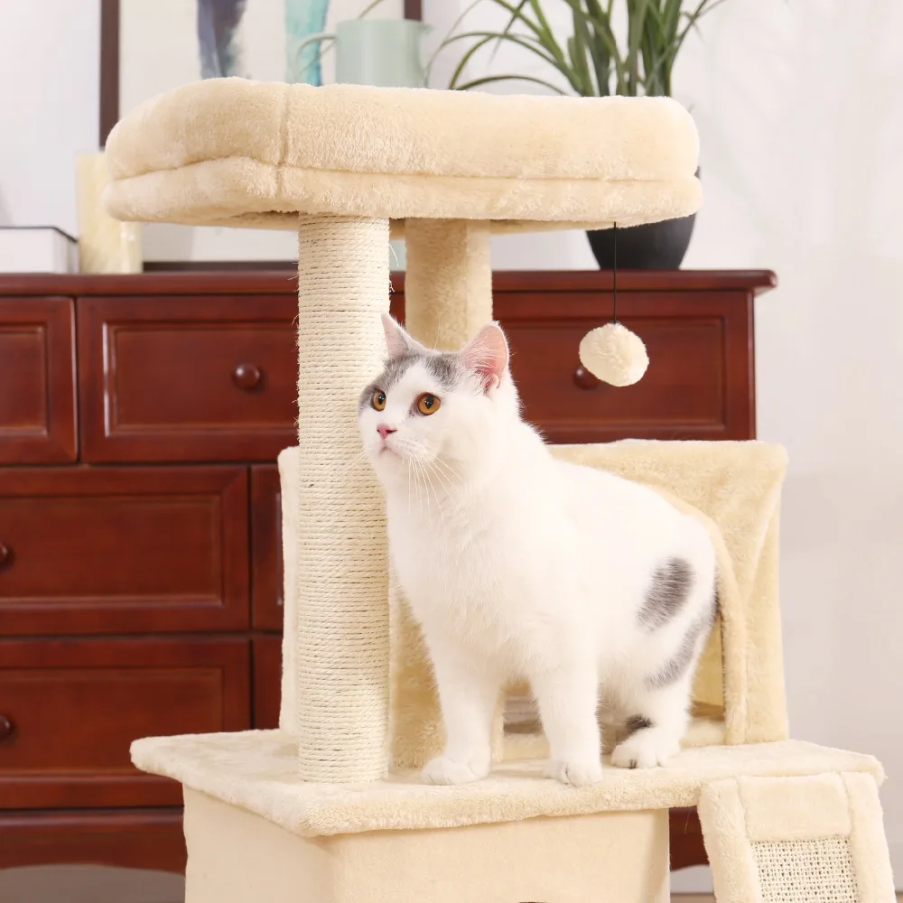 Домашняя кошка игрушка Когтеточка дерево скалолазание кошка прыгающая игрушка с лестницей скалолазание рама кошка Мебель когтеточка