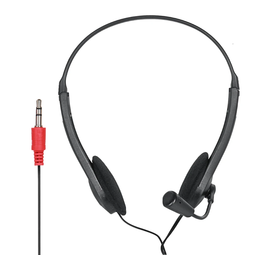 Проводная стереогарнитура 3 5 мм с шумоподавлением наушники микрофоном и