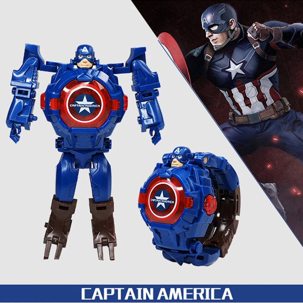 С принтами &quotMarvel&quot &quotМстители&quot &quotигрушки герои часы фигурки&quot летучая мышь