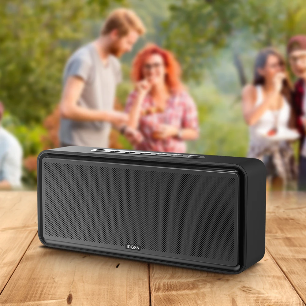 DOSS SoundBox XL Portable Sound Box Bluetooth Speaker Wireless Dual Driver 3D Stereo Bass Subwoofer Home Loud Speaker Music Box images - 6