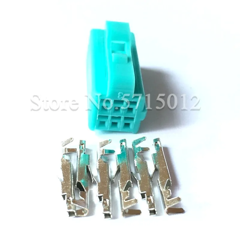 

6 Hole Auto Wire Connector With Terminals Pins Electronic Socket Plug