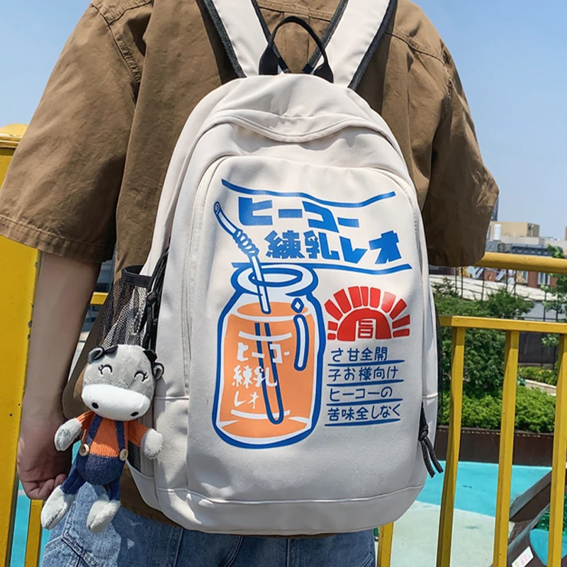 

Women's School Backpack for Girls Nylon Rucksack Female Student Waterproof Bagpack Ladies Large Capacity Travel Backpack Mochila