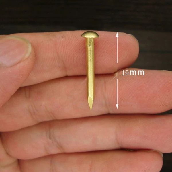 Горячие XD 200 шт миниатюрные гвозди с круглой головкой для мелкие петли кукольных
