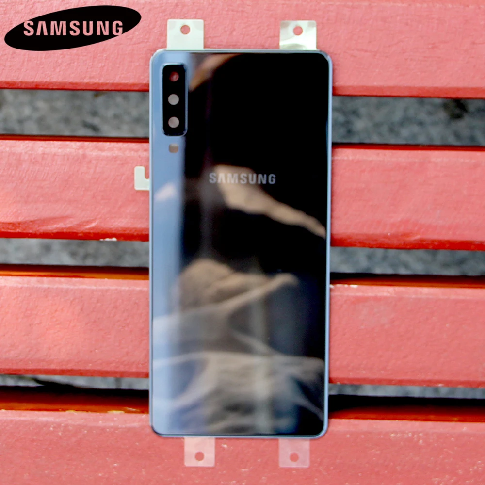 Оригинальные чехлы для задней крышки Samsung GALAXY A7 2018 версия A730x SM A750 Задняя