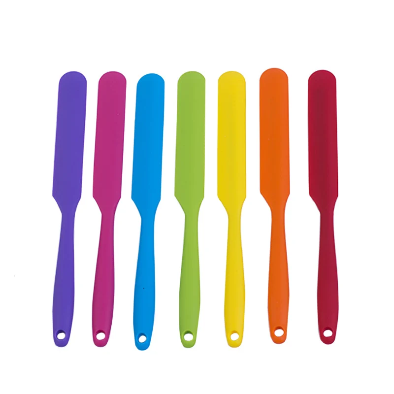 Силиконовая кулинарная лопатка для торта термостойкая Гибкая антипригарная