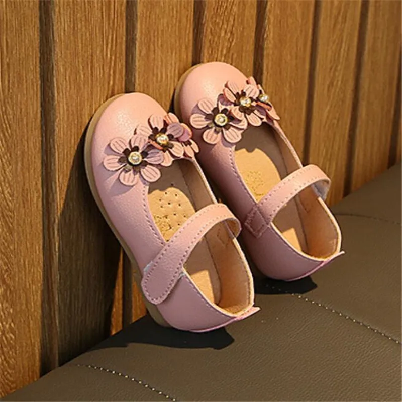 Летняя обувь для маленьких девочек детские сандалии с цветами вечерние туфли