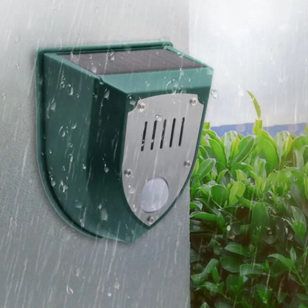 Solar Power Animal Repeller-- Loudspeaker Scarecrow W/ LED Dispeller Deterent Defender for Outdoor Villa Wildlife Mouse Deer | Дом и сад
