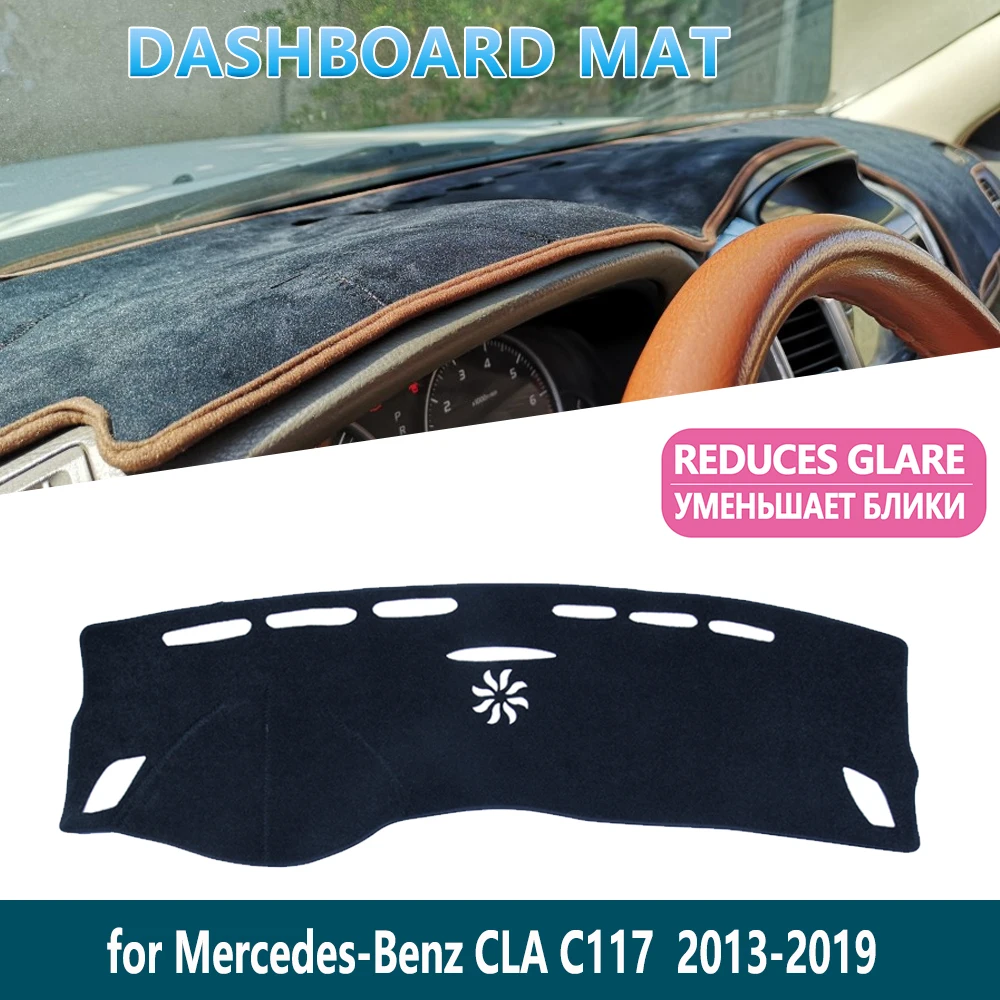 Коврик для приборной панели Mercedes Benz CLA C117 2013 ~ 2019 CLA180 200 220 AMG CLA200 Внутренний