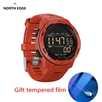 north edge mars mens outdoor sports watch mens military watch waterproof 50m pedometer calorie stopwatch hourly alarm clock