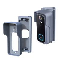 20 to 40 degree angle mount compatible withtuya wireless video doorbell angle adjustment adapter mounting plate bracket