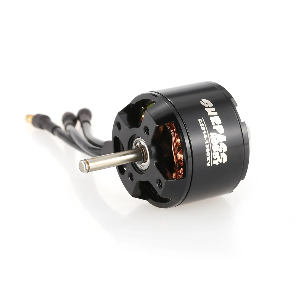 SURPASS HOBBY 2814 1300KV 14 полюсов бесщеточный двигатель и 40A ESC 2-4S для RC самолета с