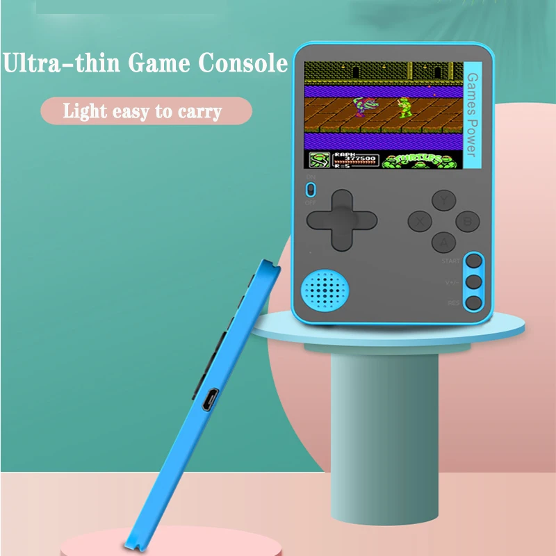 Новая портативная игровая консоль со встроенными 500 играми мини для карт