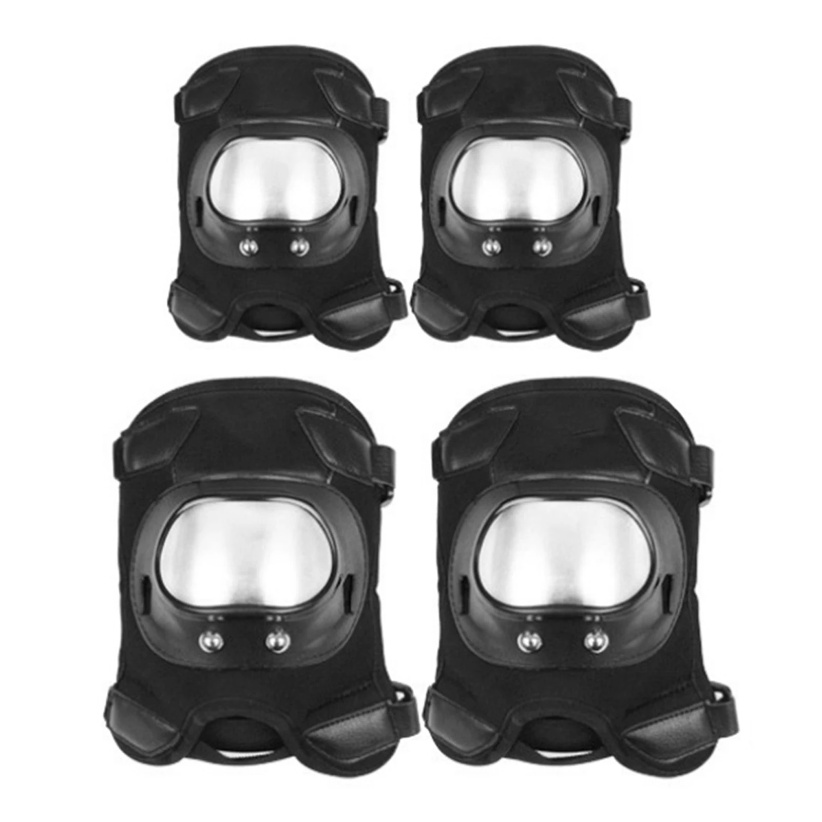 

4PCS Short Motorcycle Anti-fall Knee And Elbow Protector Set