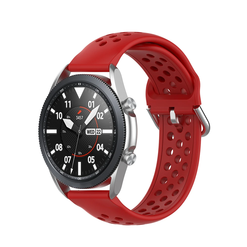 Ремешок спортивный Samsung Galaxy Watch 3 45 мм/41 мм Воздухопроницаемый браслет для 46 Gear S3