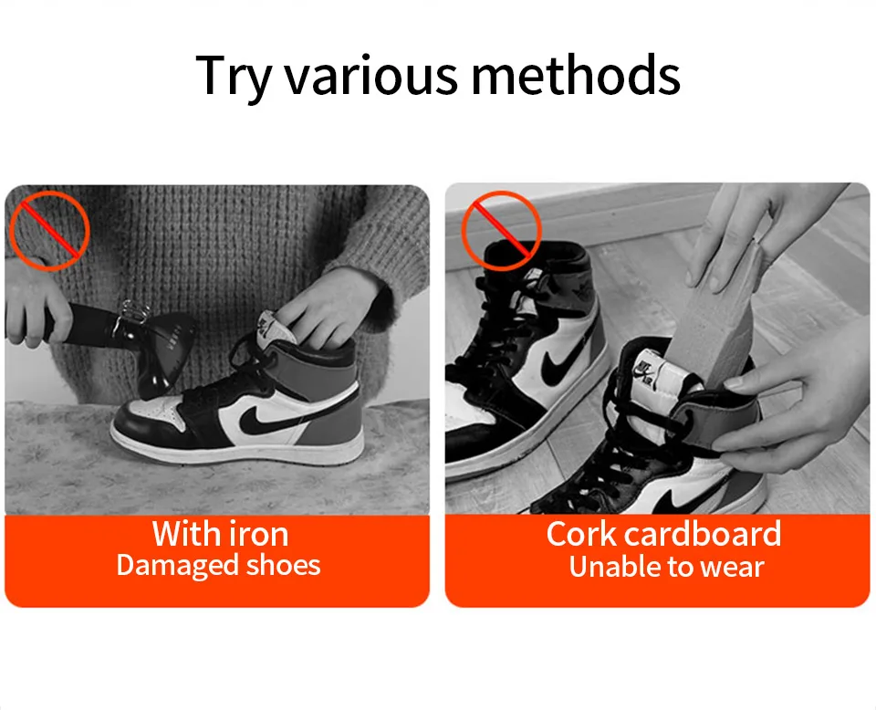 AJ1 shoe shield toe wrinkle and crease proof AF1 Air Force No. 1 shoe shoe shoe shoe shoe toe shield artifact AJ man
