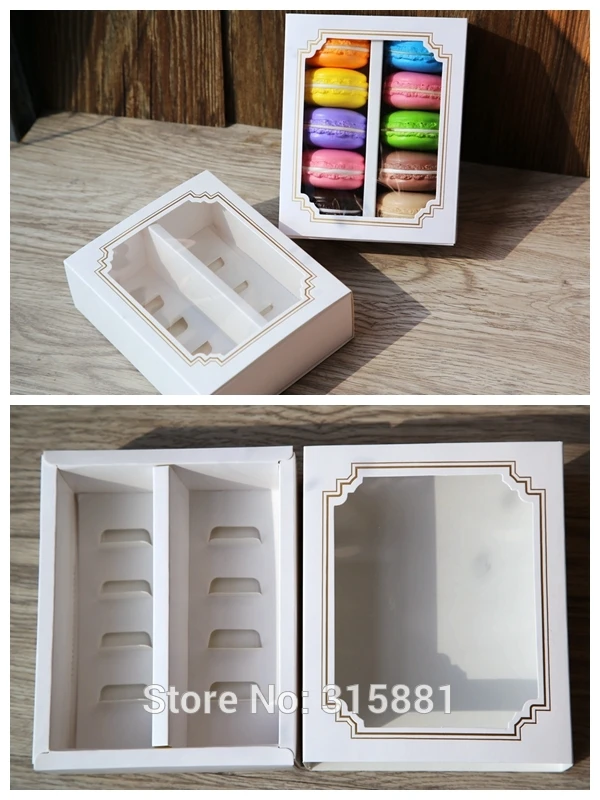 Window Macaron boxes Gift chocolate box cookie 20PCS/LOT | Дом и сад