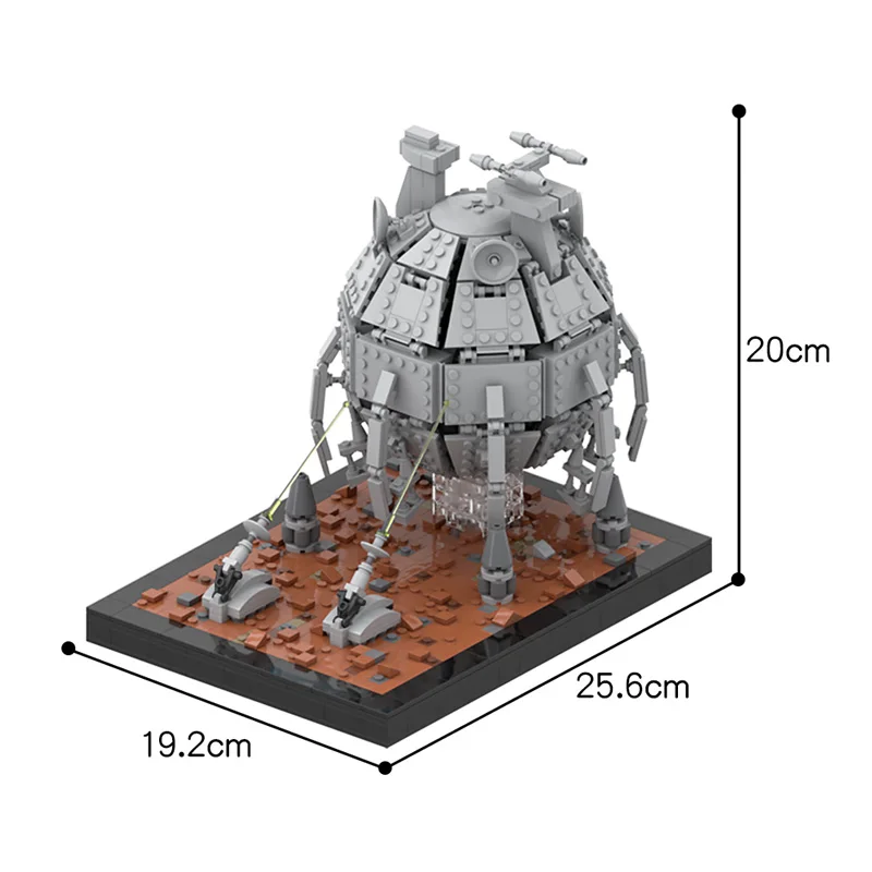 

1319pcs Star Space Plan Wars Battle Geonosis CoreING-Ship Diy Building Blocks Bricks Creative Star Toys MOC Wars For Children