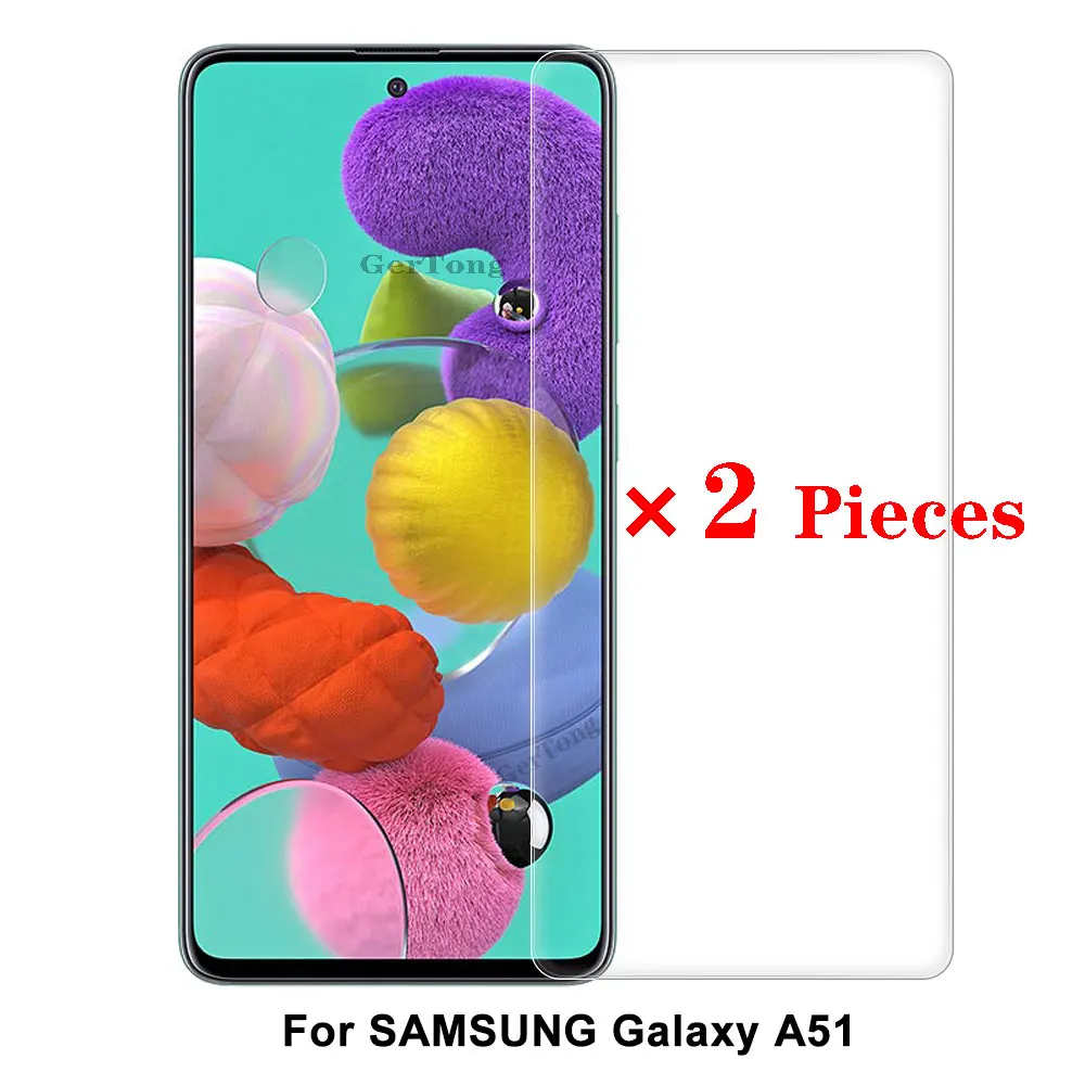 Закаленное стекло для samsung Galaxy A50 A70 Защитное экрана A51 71 A20 A40 A80 A60 на SM A505F