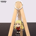 Брелок Kakegurui, держатель с надписью Jabami Saotome Ikishima, милая мультяшная фигурка, брелок для сумки, подвеска для автомобиля для мужчин и женщин, ювелирные изделия в подарок