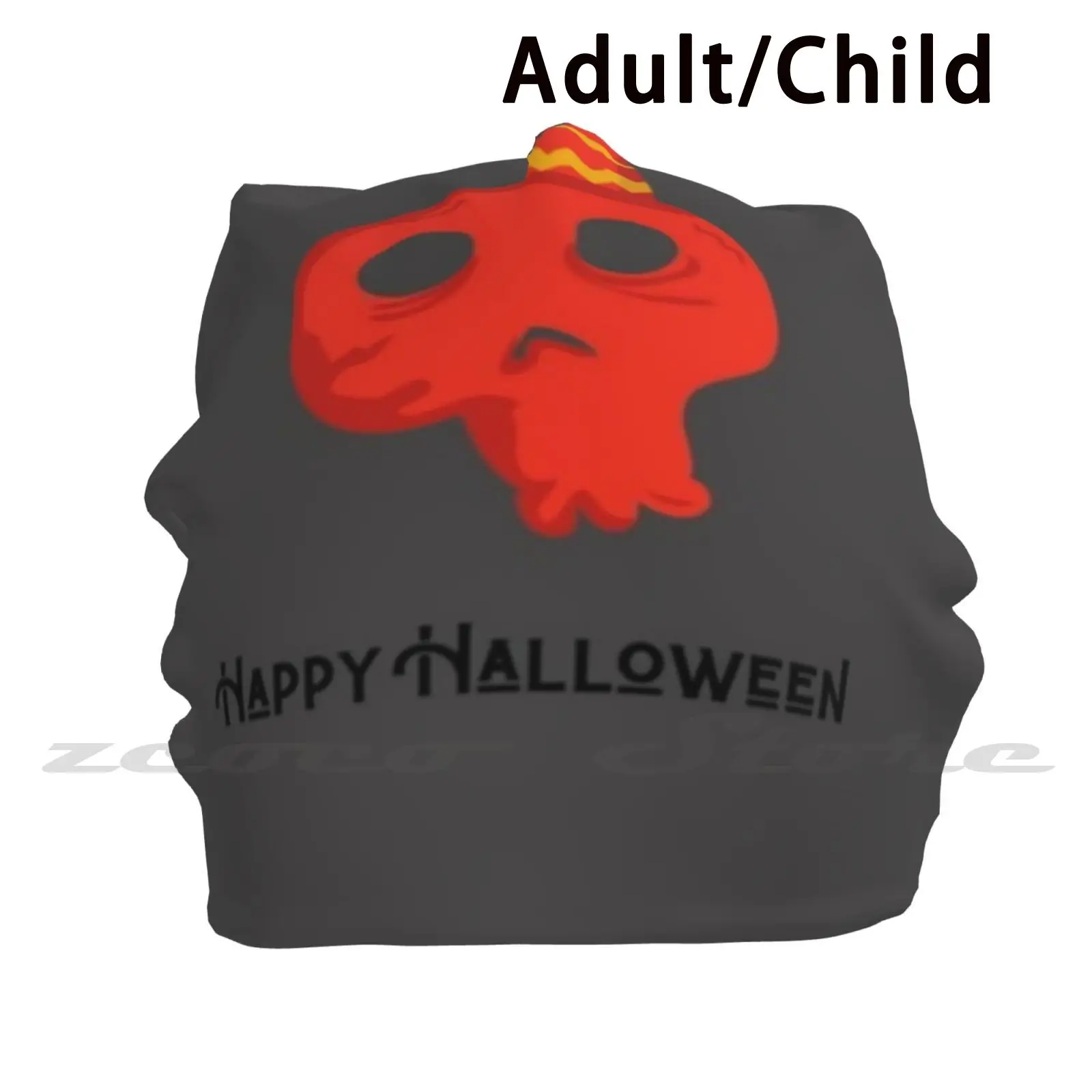 

Вязаная шапка на Хэллоуин, Кепка с углублением, мягкая эластичная спортивная шапка для отдыха на открытом воздухе, Хэллоуина, тыквы для Хэлл...