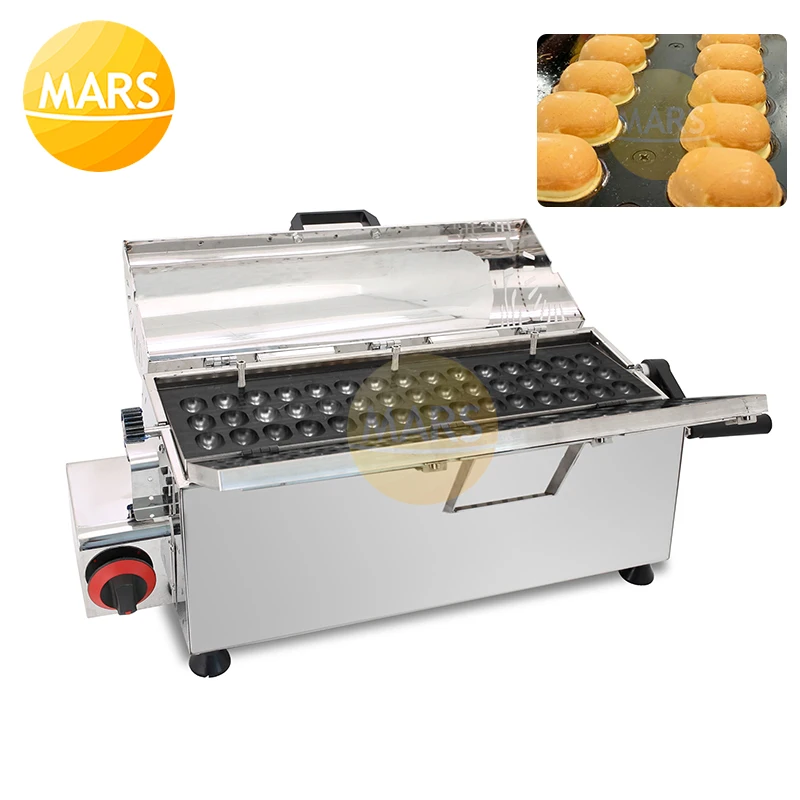 Non Stick Bubble Egg Waffle Maker Round Mini Cake Baker Iron