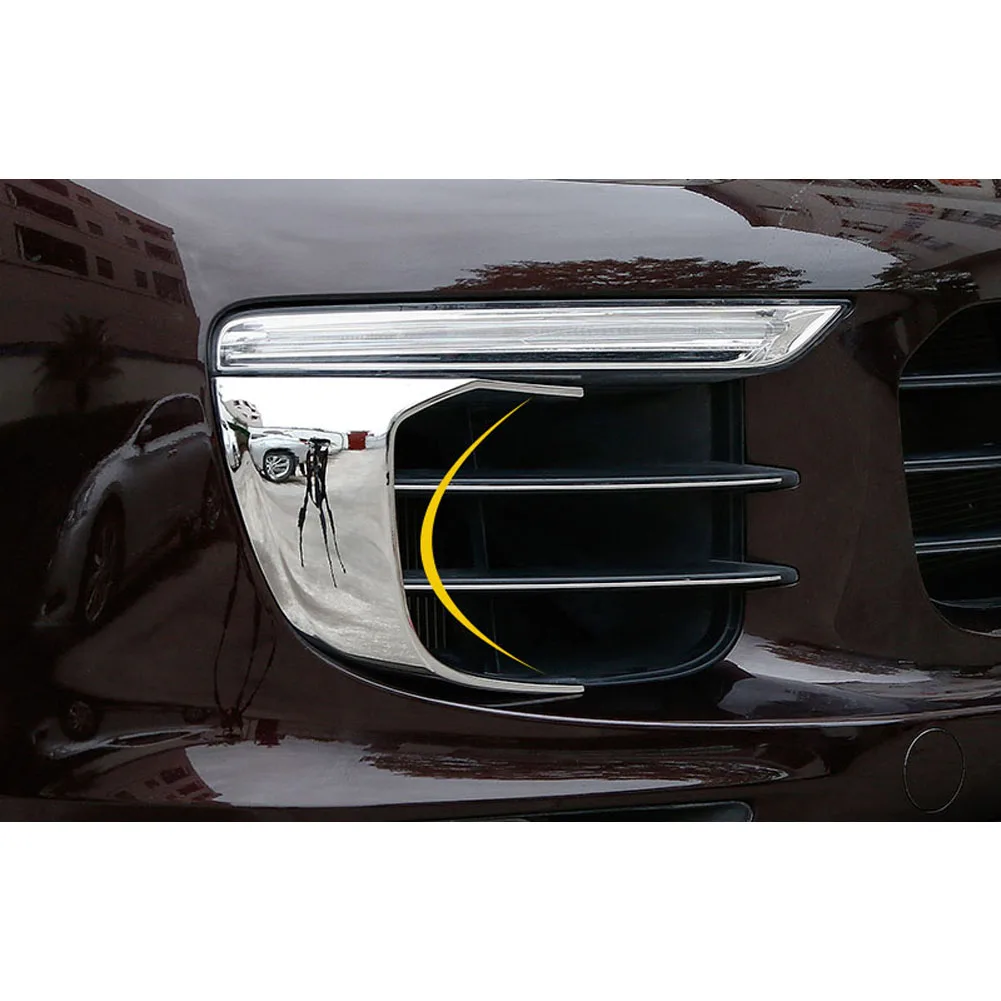 Аксессуары для Porsche Cayenne 2015 2017 сетчатые полоски передний светильник