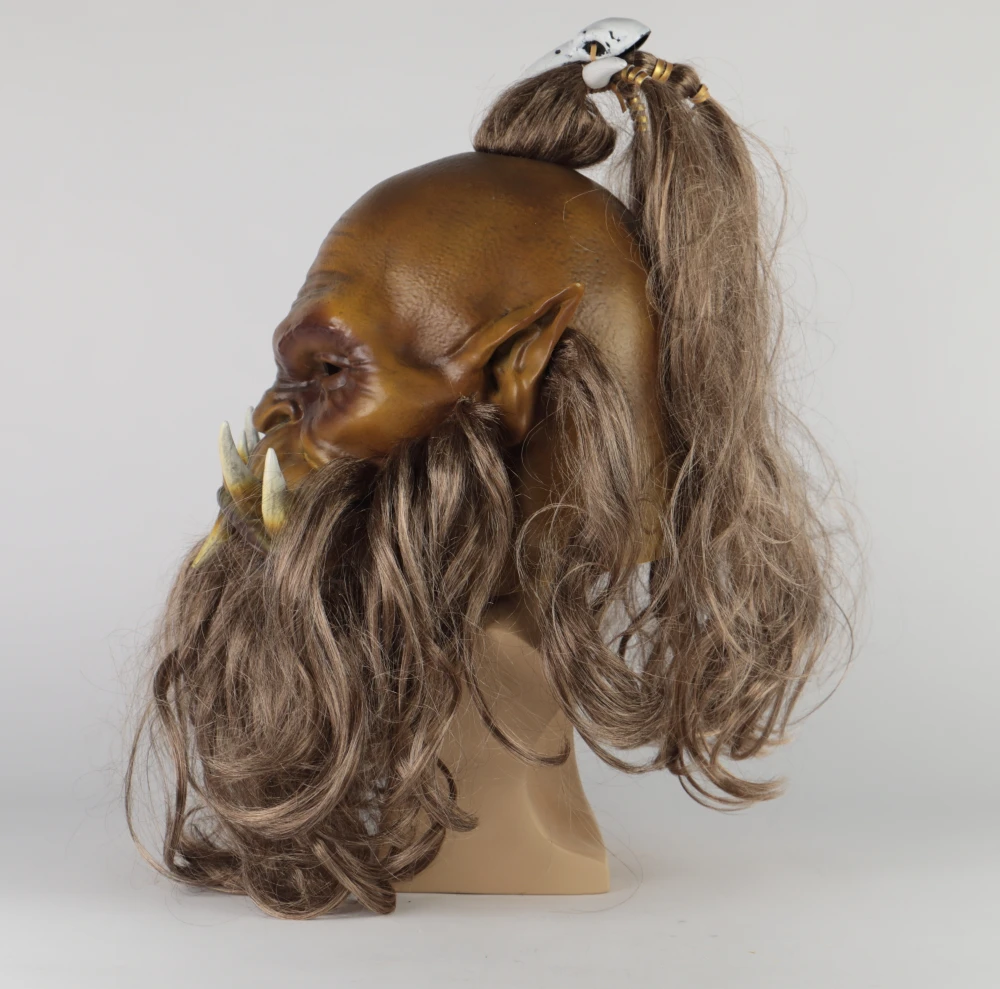 2019 New World of Warcraft Mask Ogrim Doomhammer Latex Cosplay Party Halloween Masks | Тематическая одежда и униформа