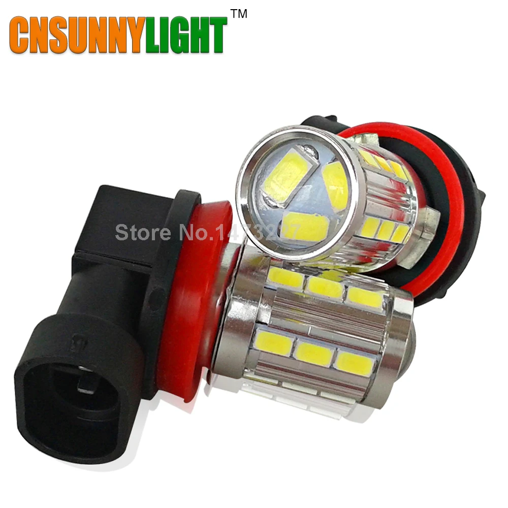 CNSUNNY светильник высокой яркости H11 H8 H9 21 светодиодный 5730 SMD автомобильный дневной