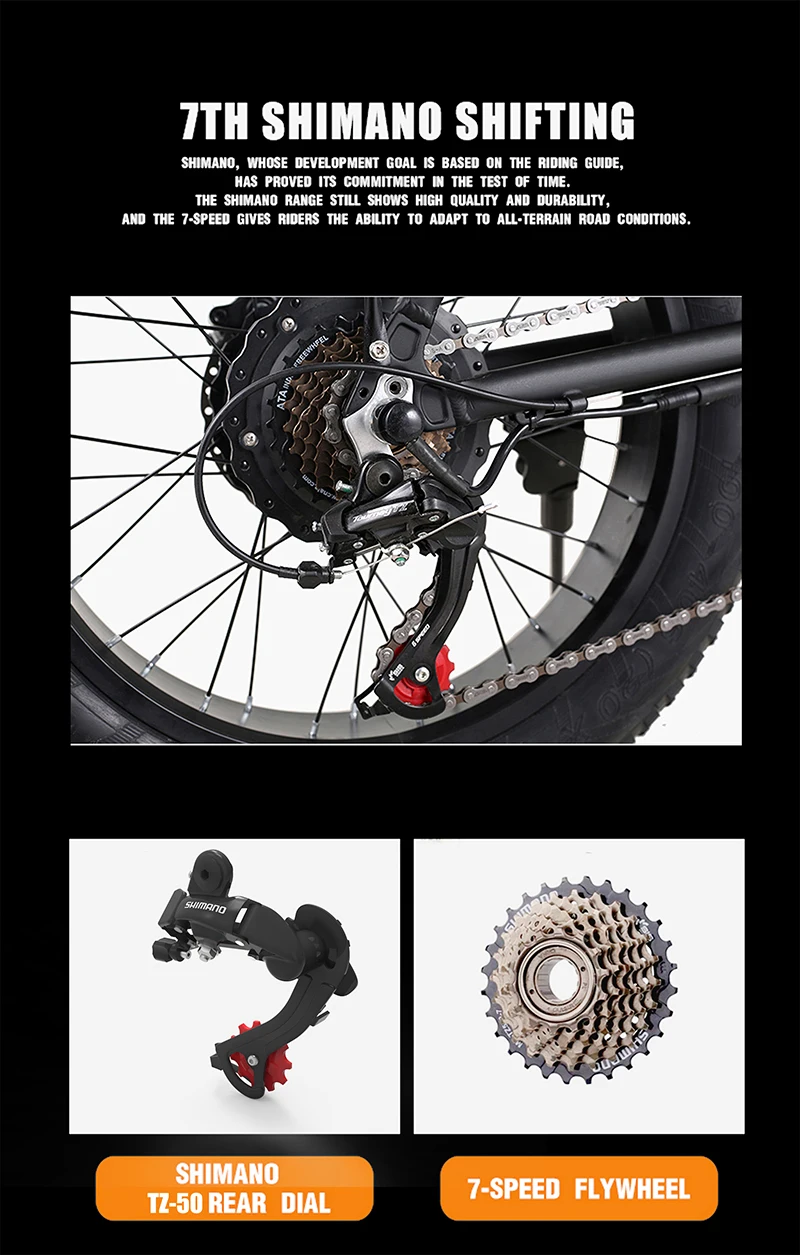Günstig Elektrische Fett Bike Maxperfect Samsung Lithium-Batterie 500W 48V 15Ah 4,0 Strand Schnee Folding Mens Frauen Ebike Freies Steuer