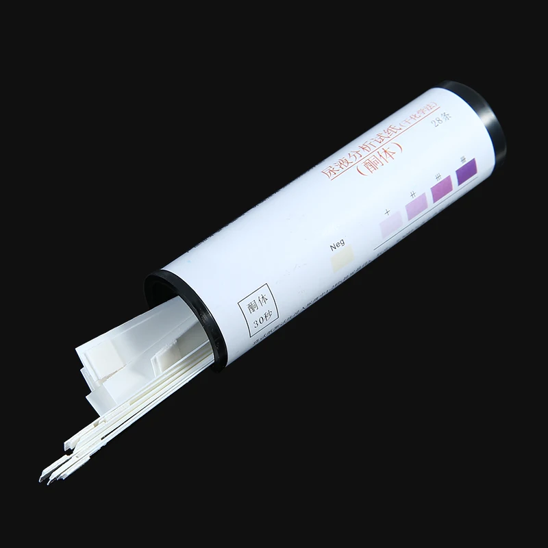 Новинка 1 бутылка 28 полосок кетон испытуемые полоски для кетоза и кетогенной