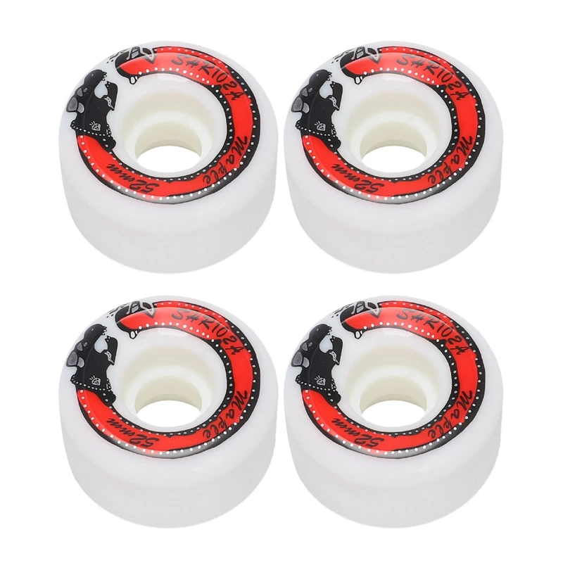 

Top!-MAPLE Skateboard Wheels 52x32mm PU Skateboard Wheels Double Rocker Skateboard Wheels High Resilience Wheels