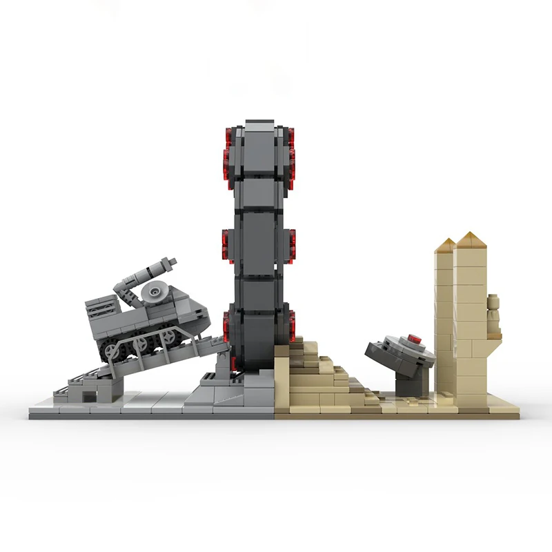 

571 Piece Bricks Space War Stargate Command MOC Model Building Blocks Boy Birthday Christmas Gifts Kids Toys For Children