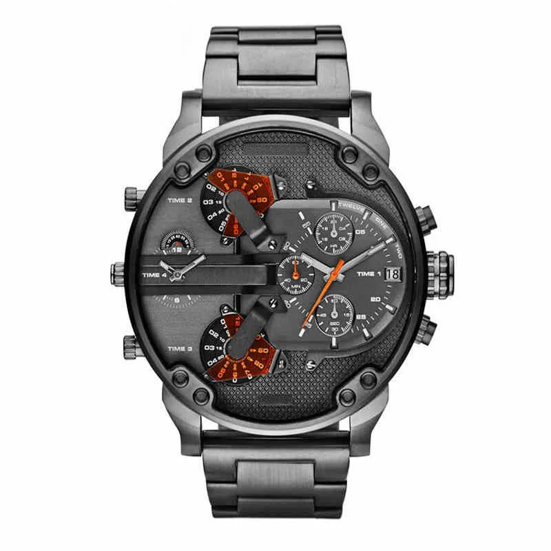 

DZ Watch Fashion Trender Personality Big Dial Casual Alloy Steel Belt 7333 Quartz Casual Watch Gift Women Gold Watches