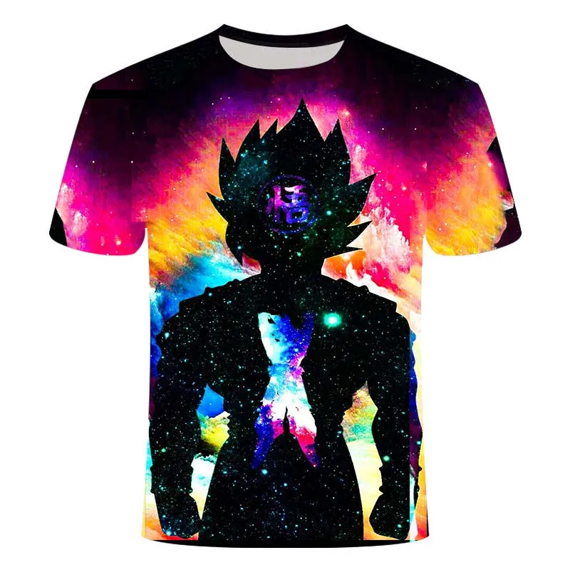 

2021 new summer boy T-shirt round neck 3D printing cartoon cute size size men's short-sleeved casual clothes