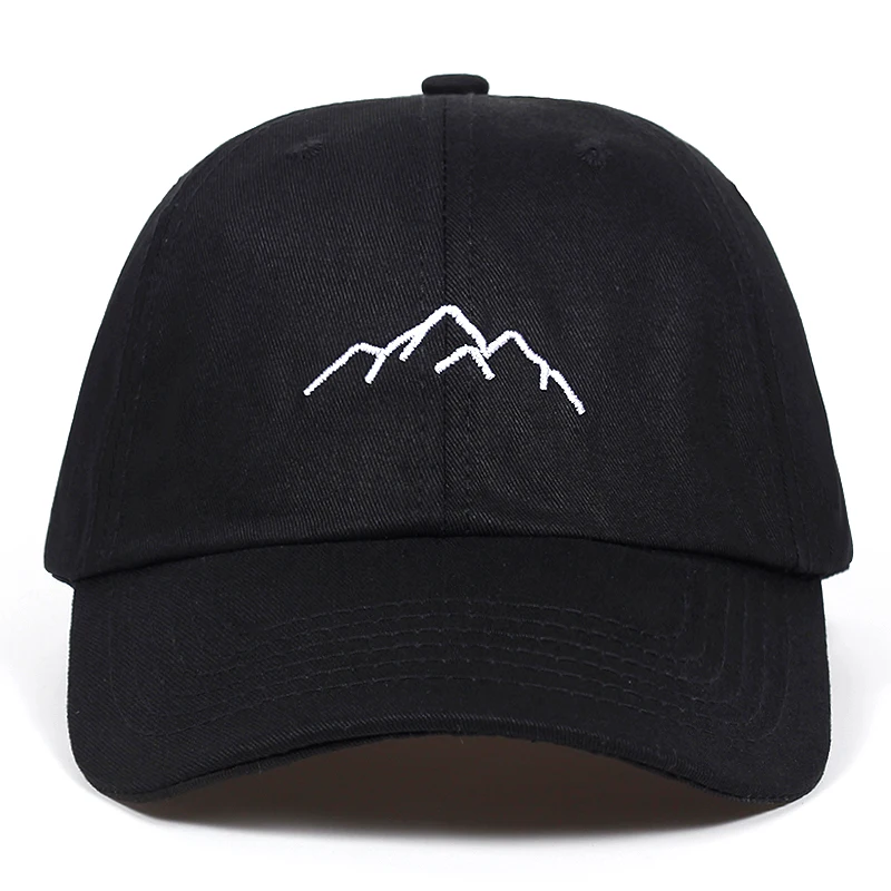 

2018 new Mountain range embroidery Mens Womens Baseball Caps Adjustable Snapback Caps Fashion dad Hats Bone Garros