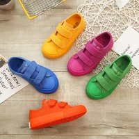 2022 new spring kids canvas shoes breathable boys girls fashion sneakers children candy color sport shoes chaussure enfant