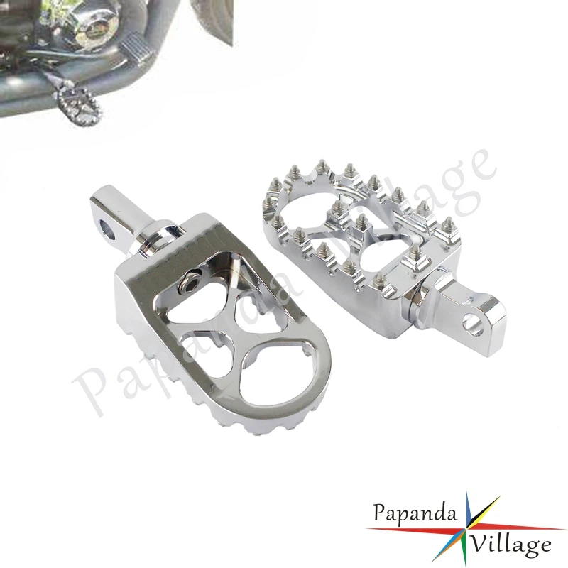 

CNC Aluminum Motorcycle Rotating Style Footrest Foot Pegs For Harley Sportster 883 Dyna Street Fat Bob FXD Male Mount 1987-2017